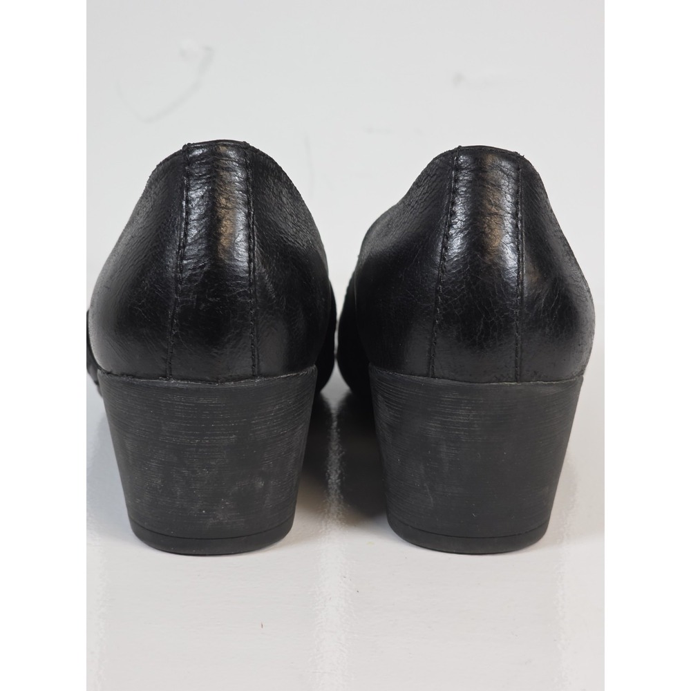 Dansko Womens Size 39 Rosalie Black Leather Mary Jane Clogs Loafers Comfort Walk - Picture 4 of 11